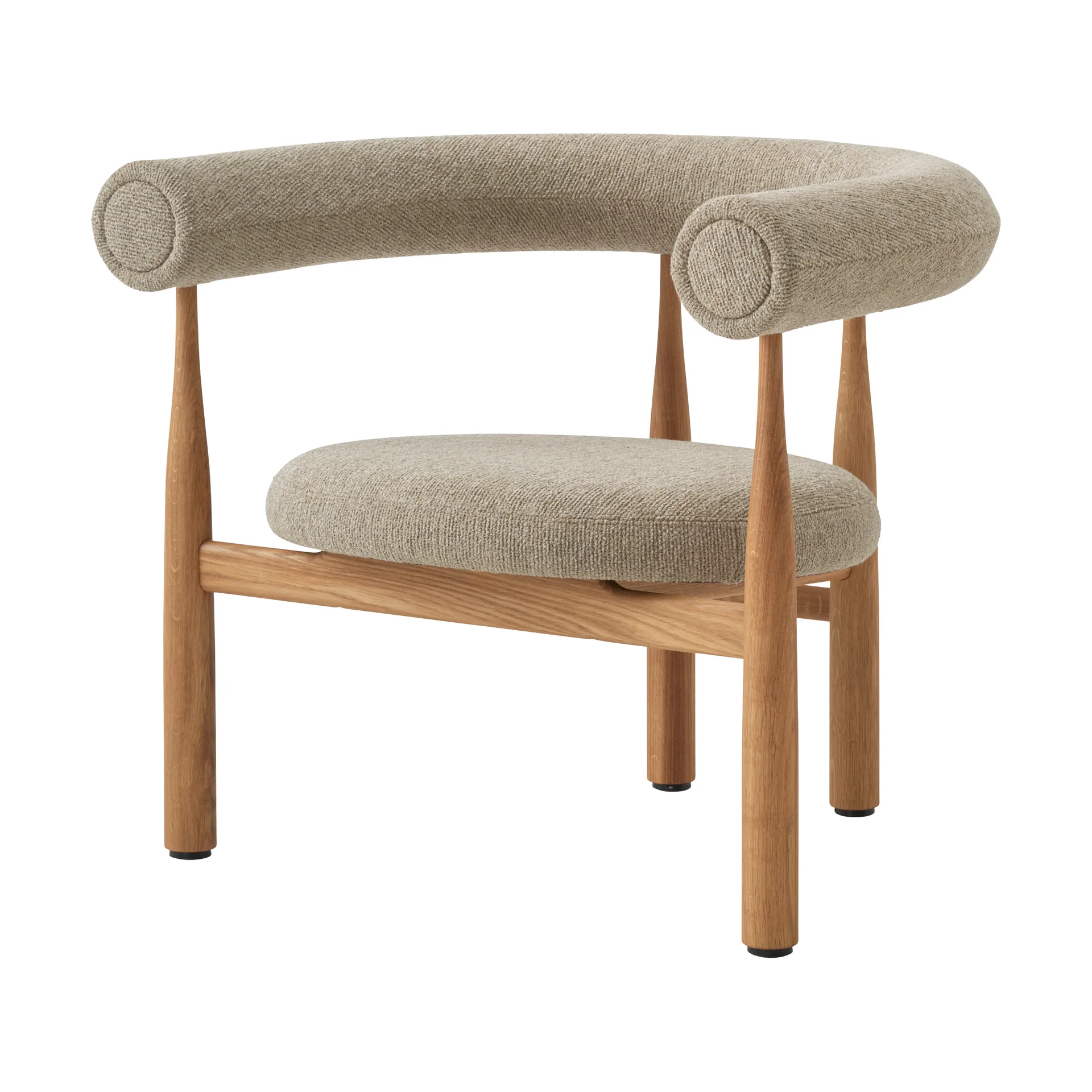 Bukowski ラウンジチェア, Oak, Moss 17 New Works | ニューワークス