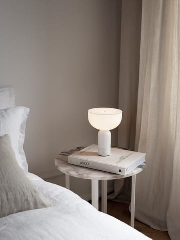 Kizu ポータブルテーブルランプ - White marble - New Works | ニューワークス