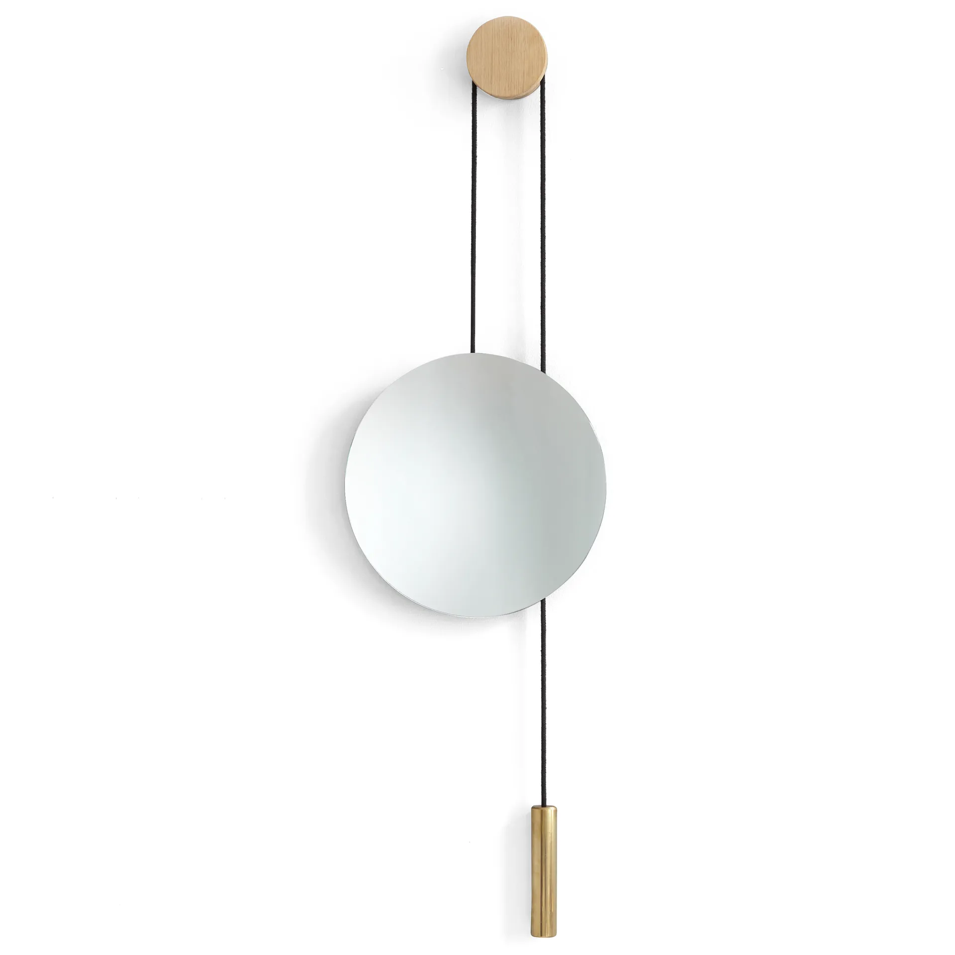 Rise and Shine ミラー, Natural oak-brass weight New Works | ニューワークス