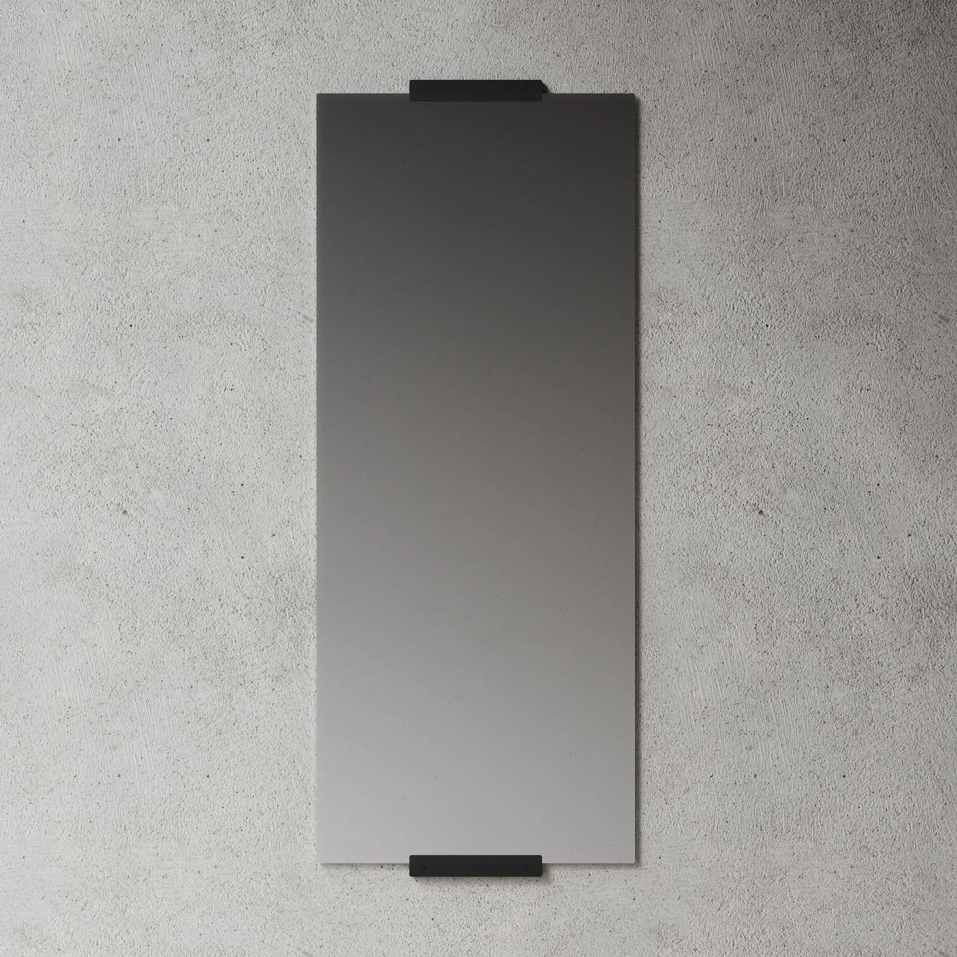 Nichba ウォールミラー, Black, 145x60 cm Nichba