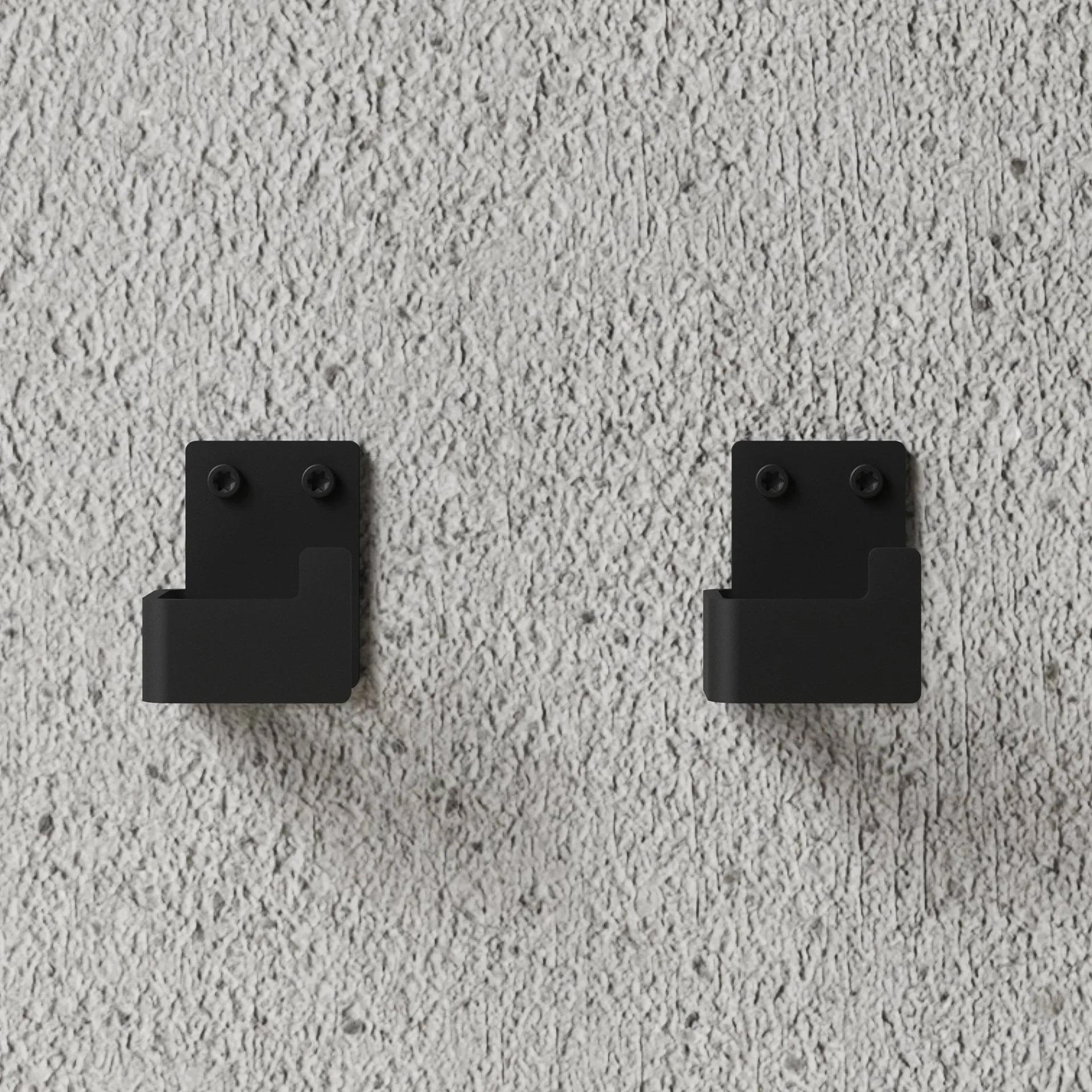 Nichba タオルフック, Black, 2-pack Nichba