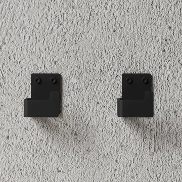 Nichba タオルフック - Black, 2-pack - Nichba