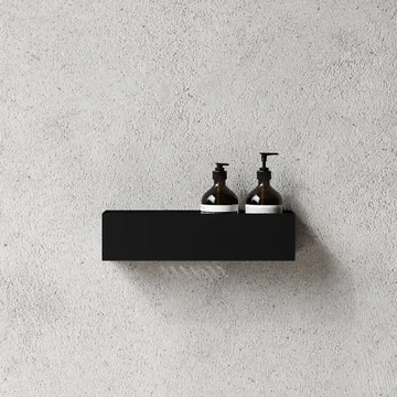 Nichba シャワーシェルフ - Black, 40 cm - Nichba
