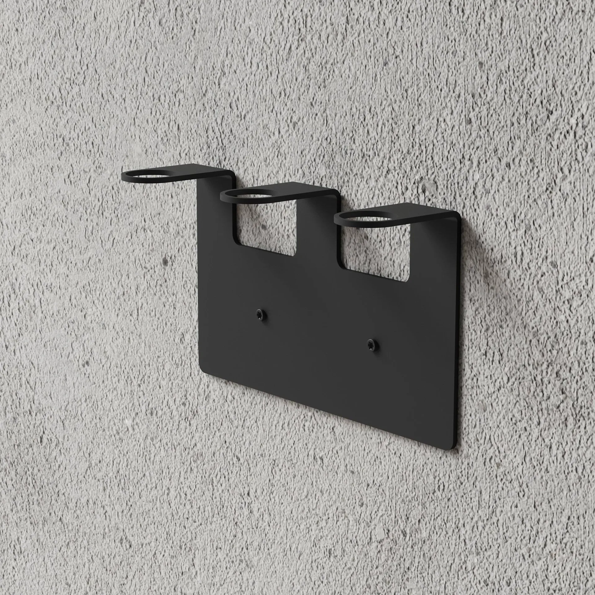 Nichba ソープホルダー, Black, triple Nichba