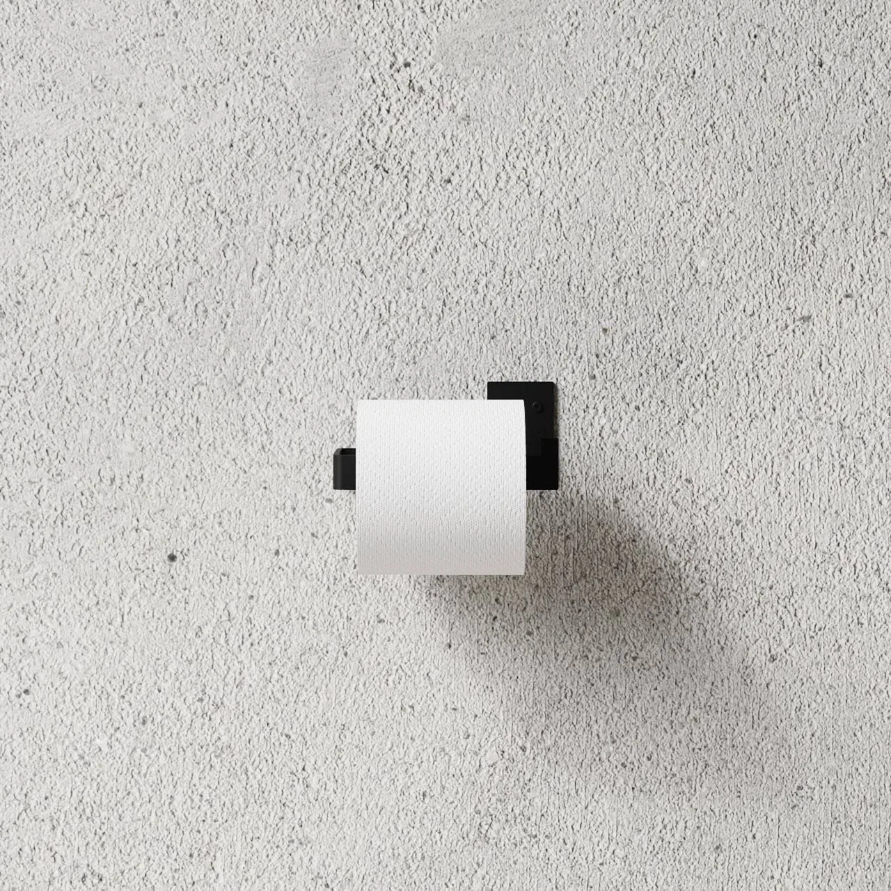 Nichba トイレットペーパーホルダー, Black Nichba