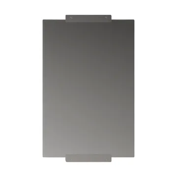 Nichba ウォールミラー - Brushed stainless steel, 70x50 cm - Nichba