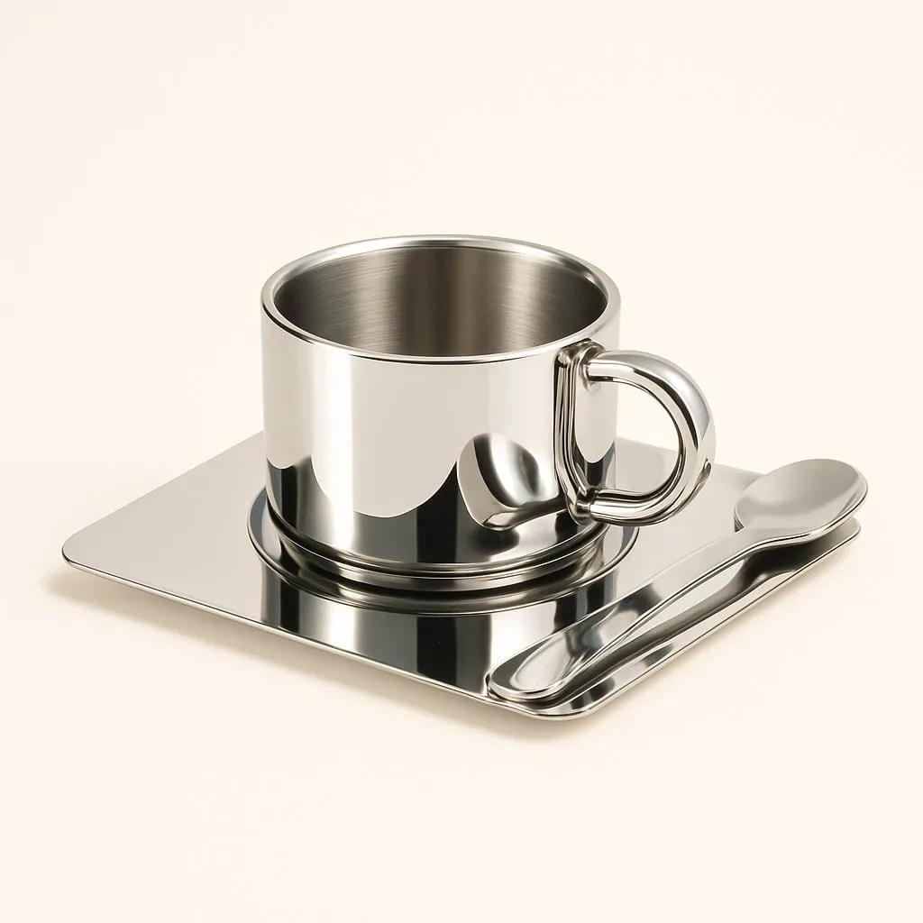 Nichba トリオ カップ, Stainless steel Nichba
