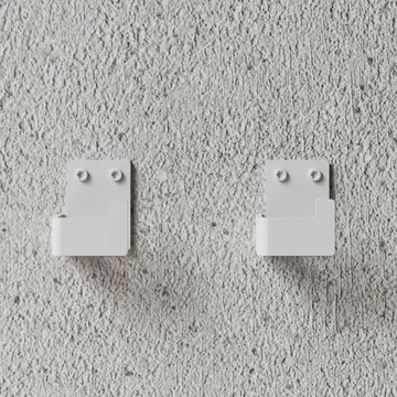 Nichba タオルフック - White, 2-pack - Nichba