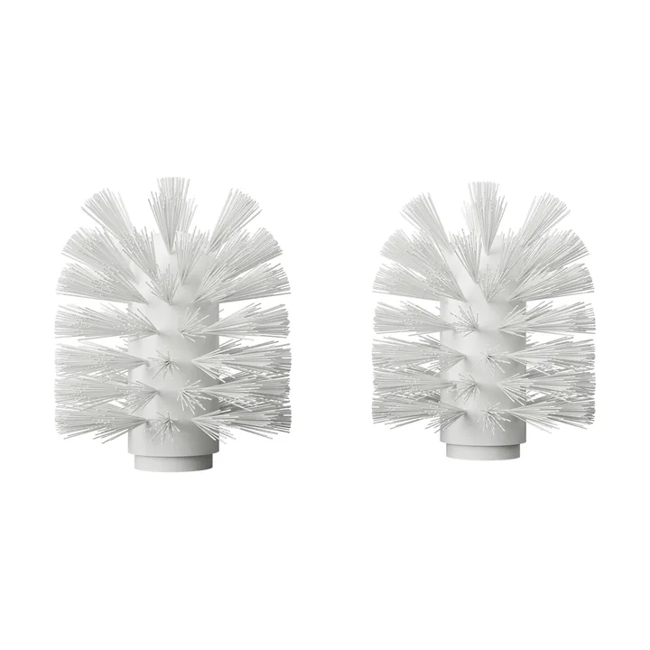 Nichba トイレブラシ用替えヘッド - White, 2-pack - Nichba