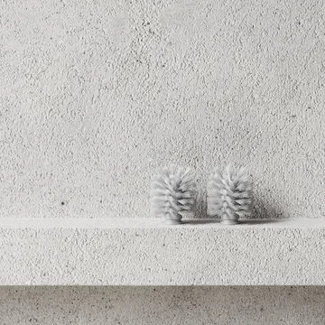 Nichba トイレブラシ用替えヘッド - White, 2-pack - Nichba