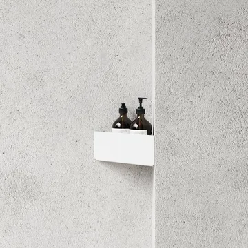 Nichba シャワーシェルフ - White, corner - Nichba