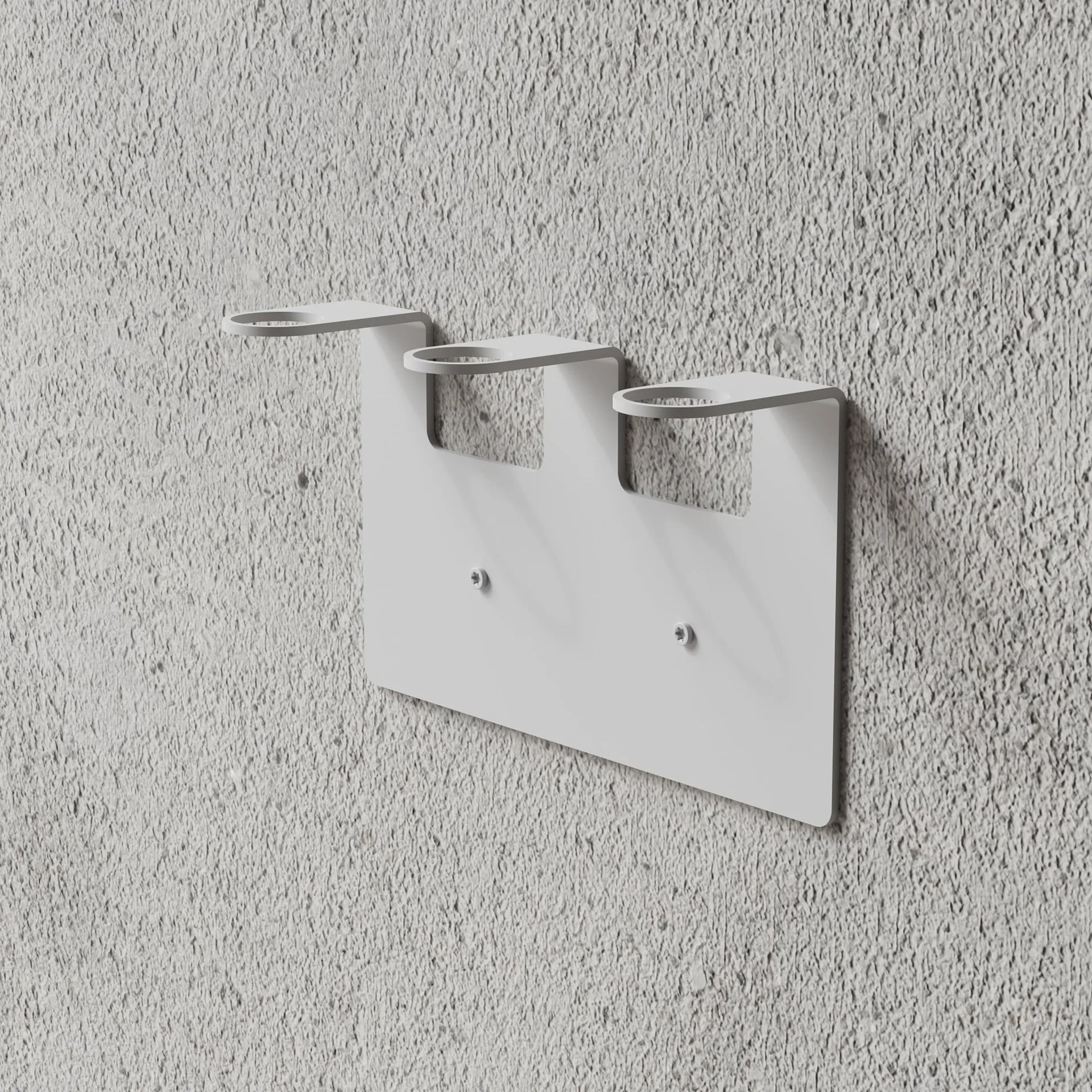 Nichba ソープホルダー, White, triple Nichba