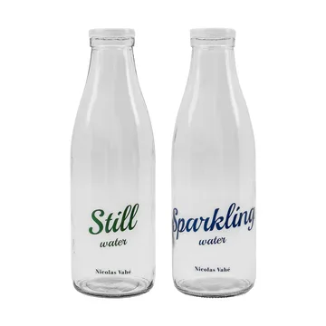 蓋付きボトル 1 L, 2本 - Still-Sparkling - Nicolas Vahé | ニコラス バヘ