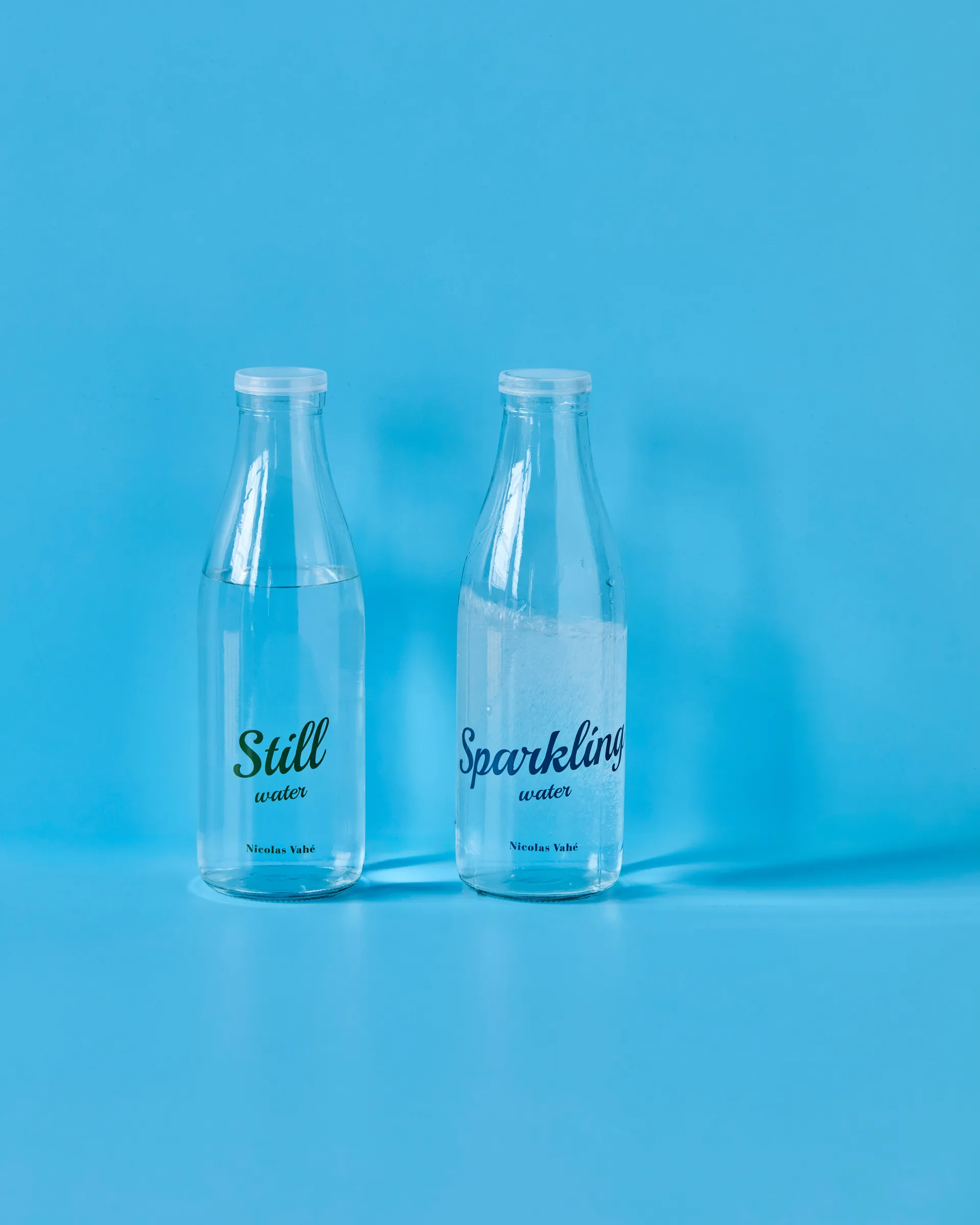 蓋付きボトル 1 L, 2本, Still-Sparkling Nicolas Vahé | ニコラス バヘ