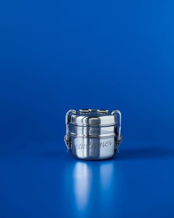 Nicolas Vahé ランチボックス 2ピース - Silver finish, Ø10 cm - Nicolas Vahé | ニコラス バヘ
