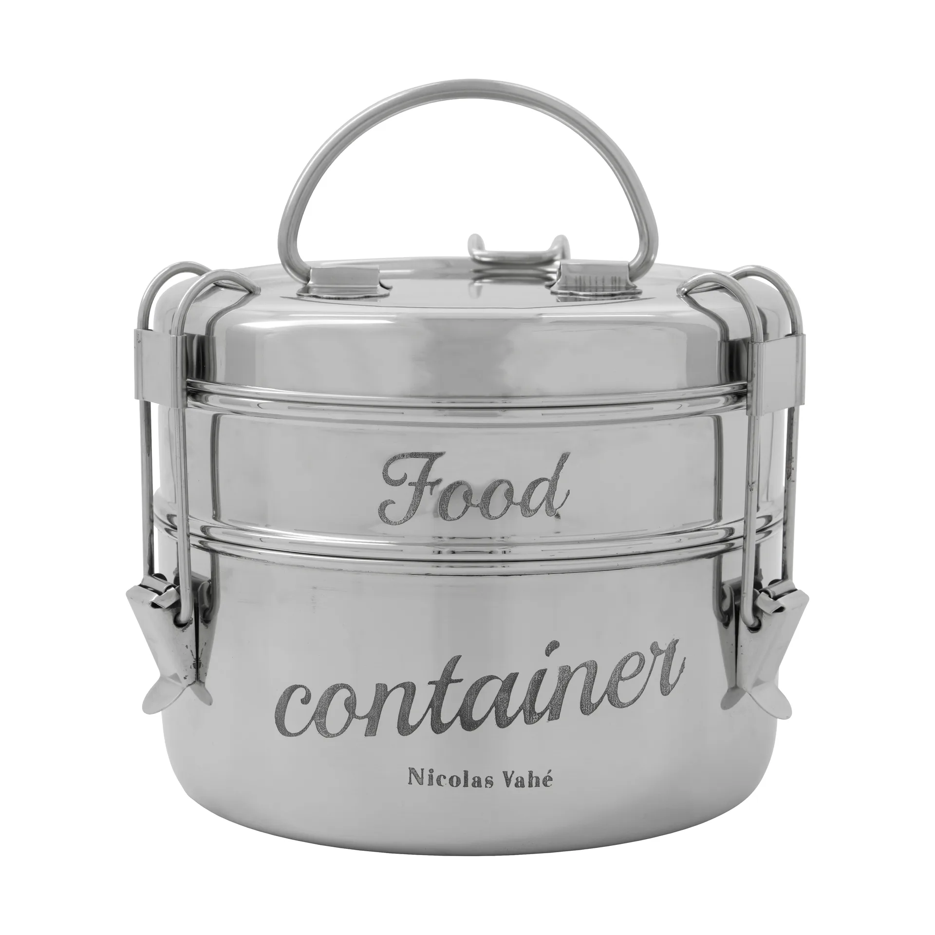 Nicolas Vahé ランチボックス 2ピース, Silver finish, Ø18 cm Nicolas Vahé | ニコラス バヘ