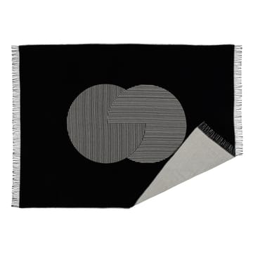 サークルズ コットンスロー 130x185 cm - black - NJRD | 二オール
