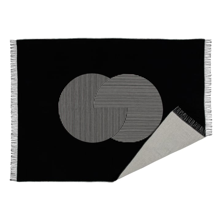 サークルズ コットンスロー 130x185 cm, black NJRD | 二オール