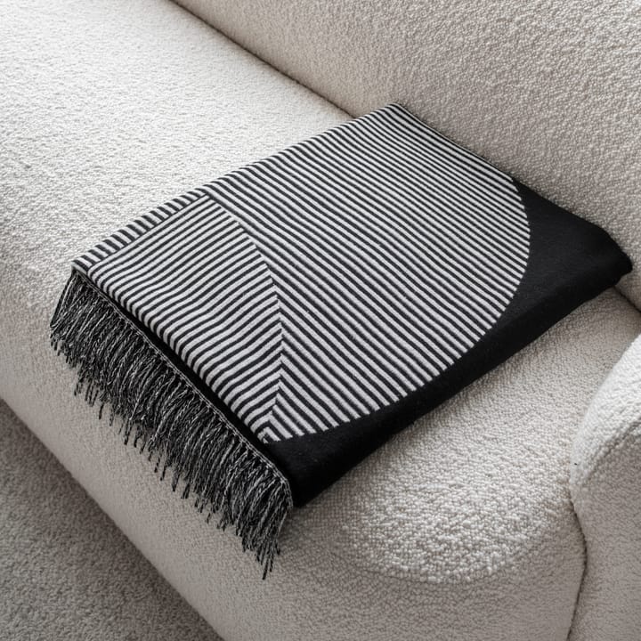 サークルズ コットンスロー 130x185 cm, black NJRD | 二オール