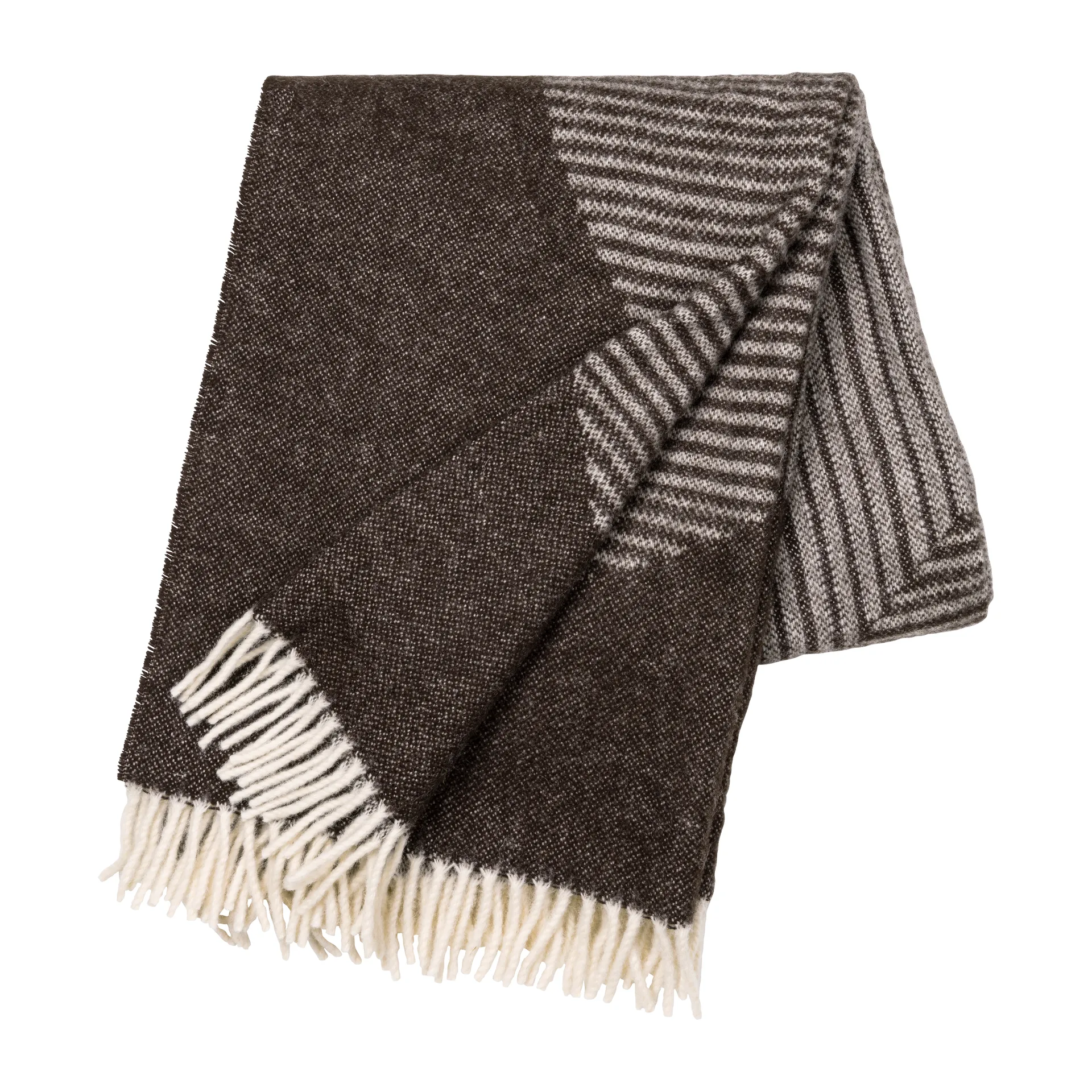 サークルズ ウールスロー 130x185 cm, Brown NJRD | 二オール