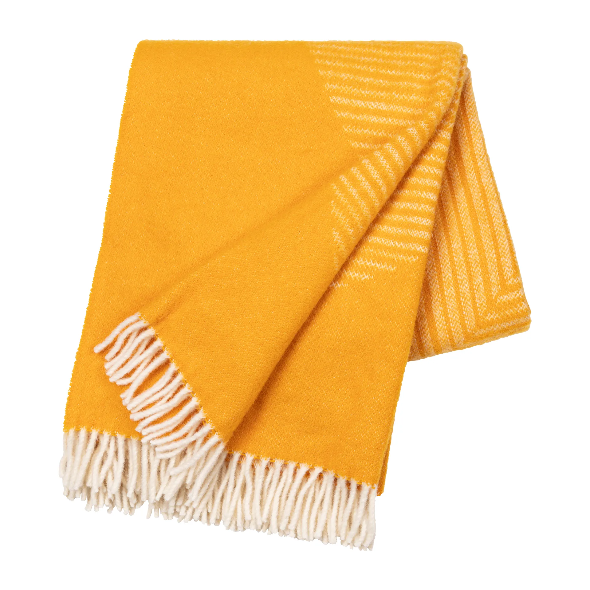 サークルズ ウールスロー 130x185 cm, Yellow NJRD | 二オール