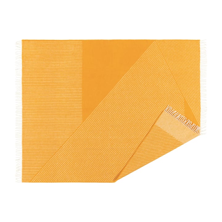 ストライプ ウールスロー 130x185 cm, Yellow NJRD | 二オール
