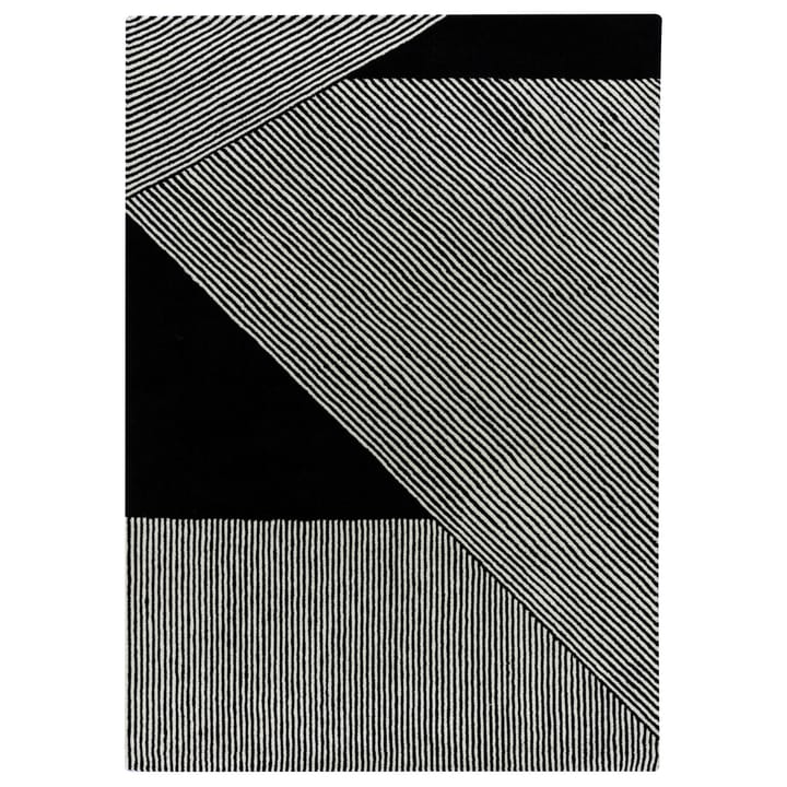 ストライプ ウールラグ ブラック - 200x300 cm - NJRD | 二オール