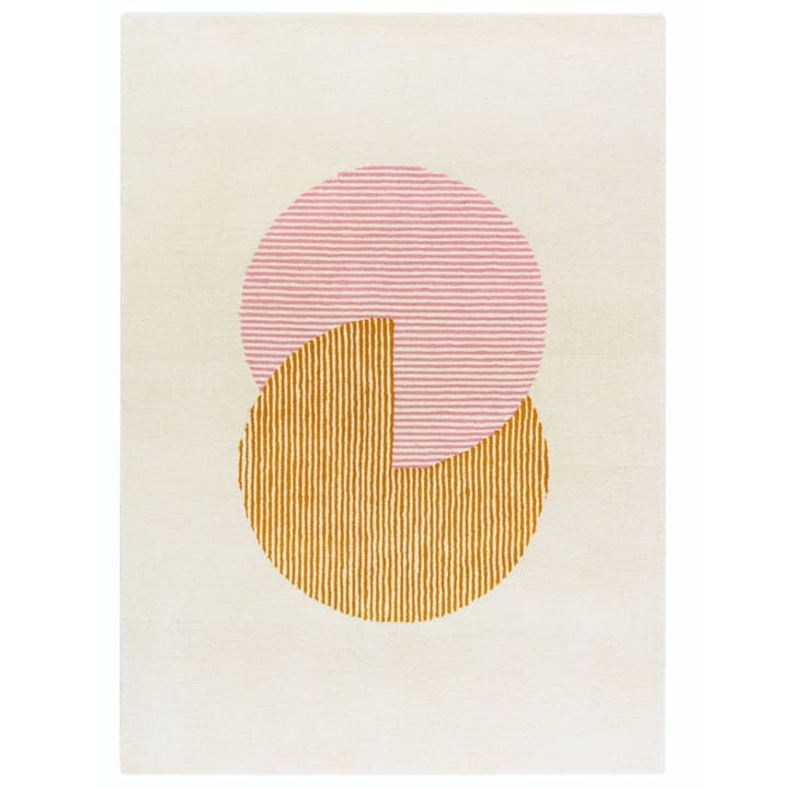 サークルズ ウールラグ ピンク - 200x300 cm - NJRD | 二オール