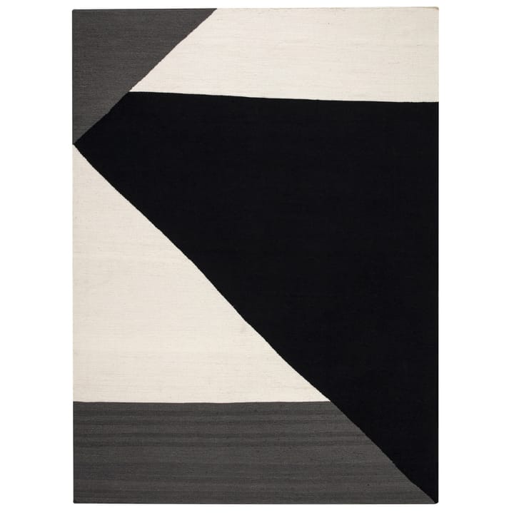 ストライプ ブロック キリム ラグ ブラック - 200x300 cm - NJRD | 二オール