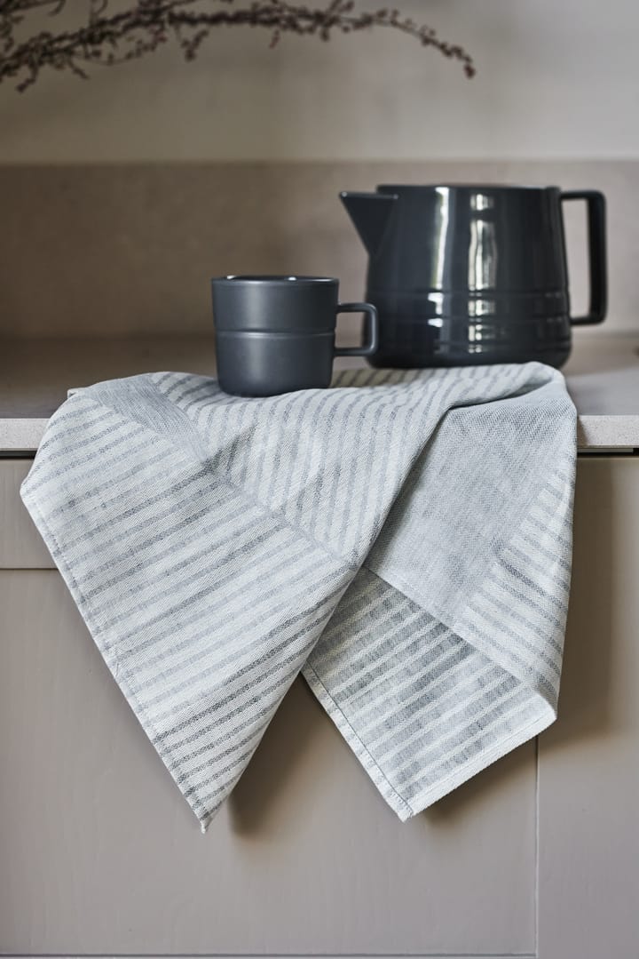 ストライプ キッチンタオル 47x70 cm 2-pack, Blue-white NJRD | 二オール
