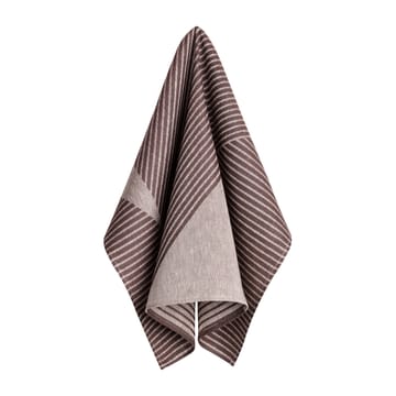 ストライプ キッチンタオル 47x70 cm 2-pack - Brown-white - NJRD | 二オール