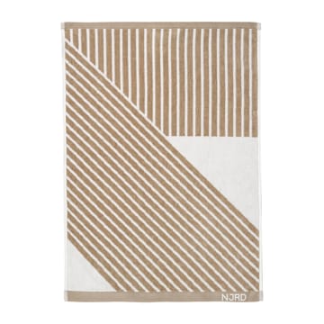 ストライプ タオル 50x70 cm - Beige - NJRD | 二オール