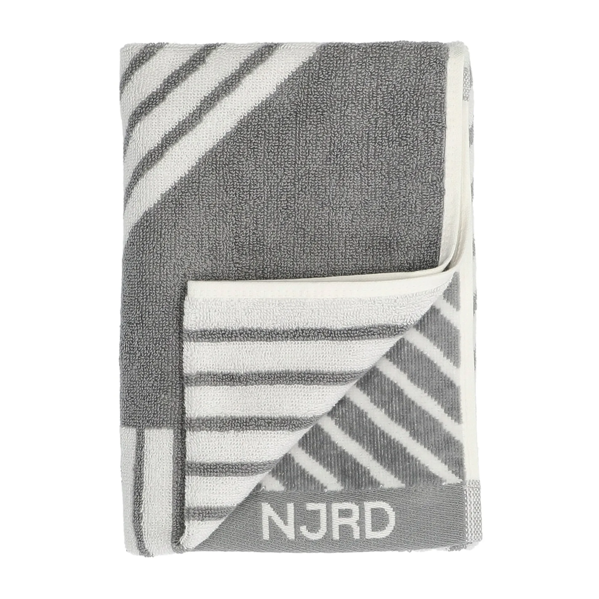 ストライプ タオル 50x70 cm, grey NJRD | 二オール