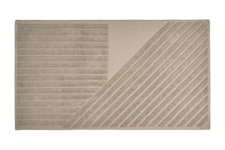 ストライプ バスマット 50x90 cm - Beige - NJRD | 二オール