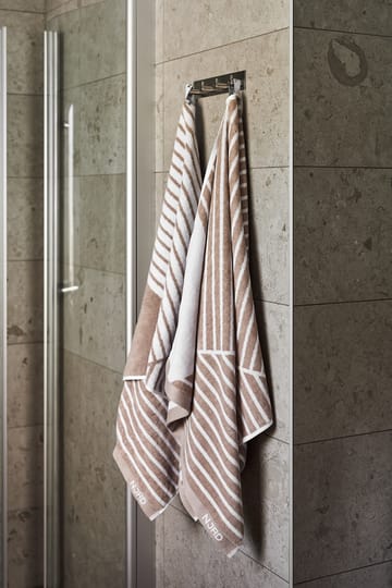 ストライプ バスタオル 70x140 cm - Beige - NJRD | 二オール