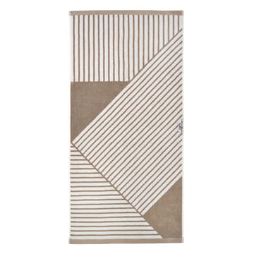 ストライプ バスタオル 70x140 cm - Beige - NJRD | 二オール