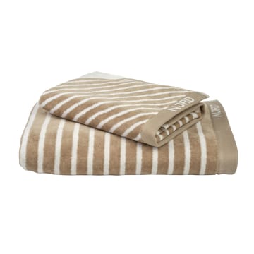 ストライプ バスタオル 70x140 cm - Beige - NJRD | 二オール
