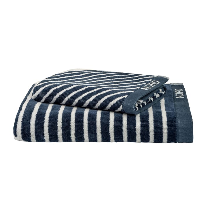 ストライプ バスタオル 70x140 cm, Blue NJRD | 二オール