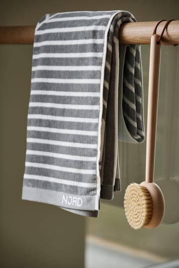 ストライプ バスタオル 70x140 cm - grey - NJRD | 二オール