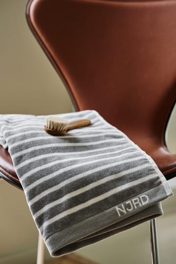 ストライプ バスタオル 70x140 cm - grey - NJRD | 二オール
