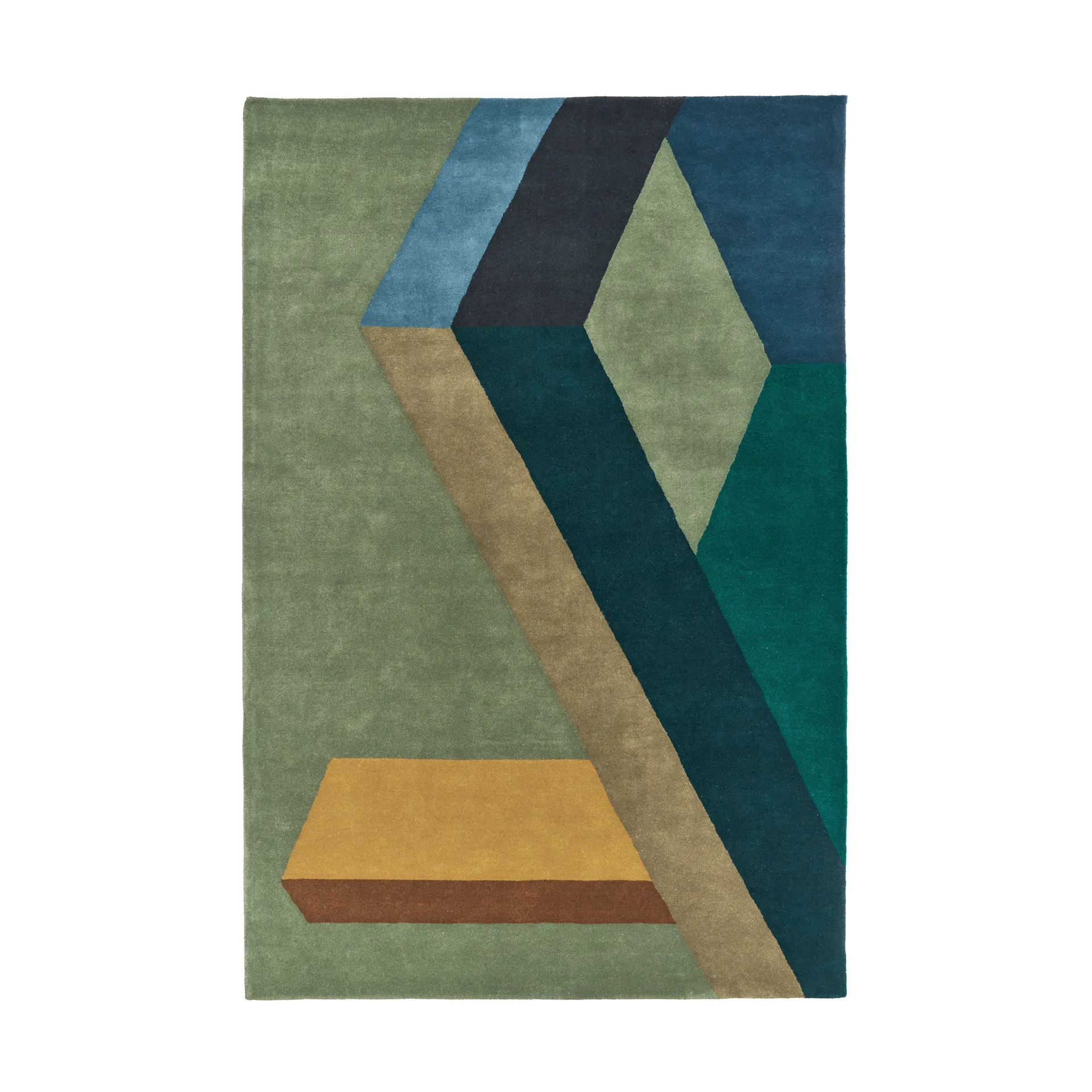 ASPEKT ウールラグ Pavilion Petroleum, 200x300 cm NJRD | 二オール