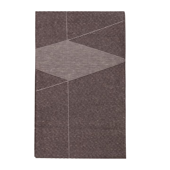 Geometric テーブルクロス 147x250 cm, Brown-white NJRD | 二オール