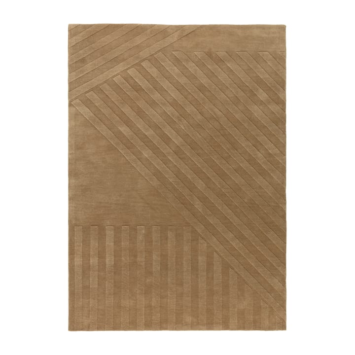Levels ウールラグ ストライプ beige - 170x240 cm - NJRD | 二オール
