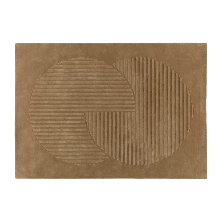 Levels ウールラグ サークルズ beige - 200x300 cm - NJRD | 二オール