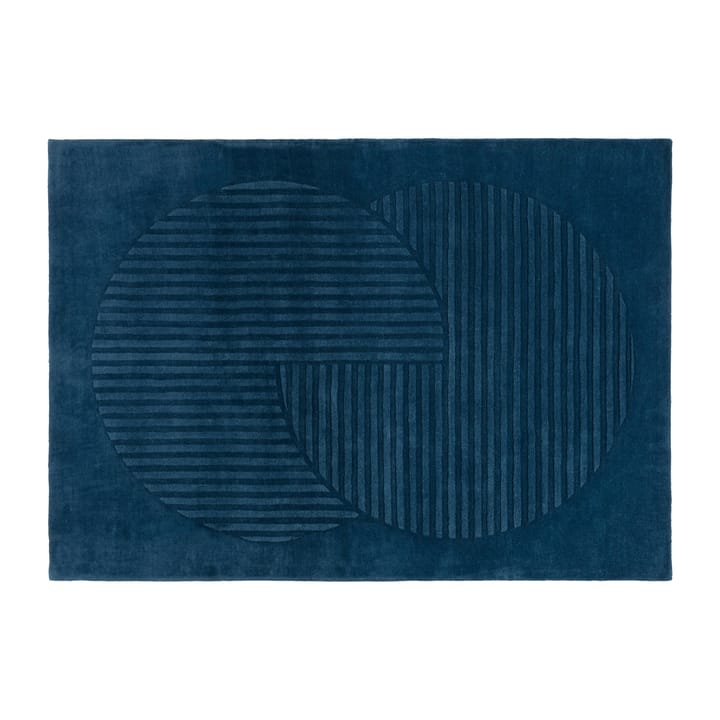 Levels ウールラグ サークルズ blue - 170x240 cm - NJRD | 二オール