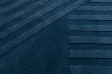 Levels ウールラグ ストライプ blue - 200x300 cm - NJRD | 二オール