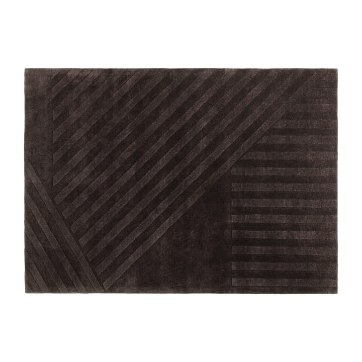 Levels ウールラグ ストライプ brown - 200x300 cm - NJRD | 二オール