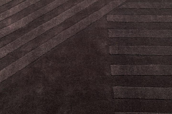 Levels ウールラグ ストライプ brown, 200x300 cm NJRD | 二オール