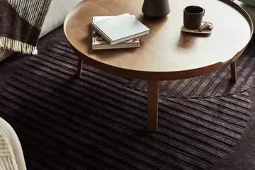 Levels Circles ウールラグ - Brown, 200x300 cm - NJRD | 二オール