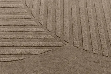 Levels Circles ウールラグ - Taupe, 200x300 cm - NJRD | 二オール